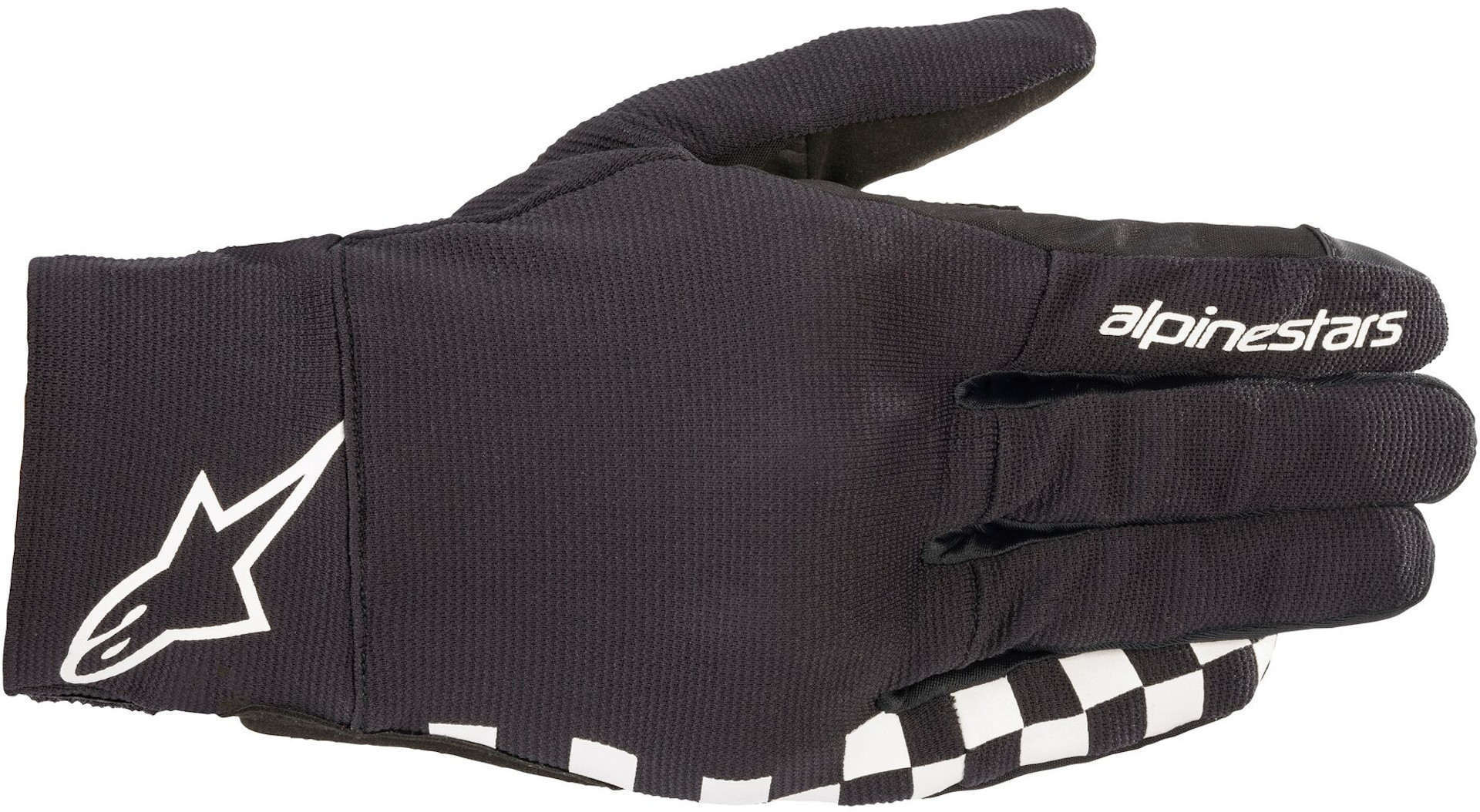 Alpinestars Reef Motorrad Handschuhe, schwarz-weiss, Größe L, schwarz-weiss, Größe L
