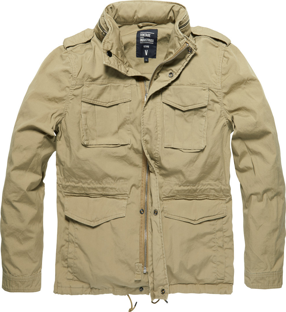 Vintage Industries V-Core Beyden Jacket, beige, Size S, beige, Size S