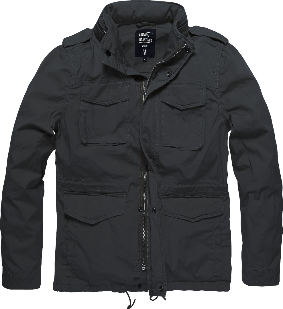 Vintage Industries V-Core Beyden Jacket, black-grey, Size S, black-grey, Size S