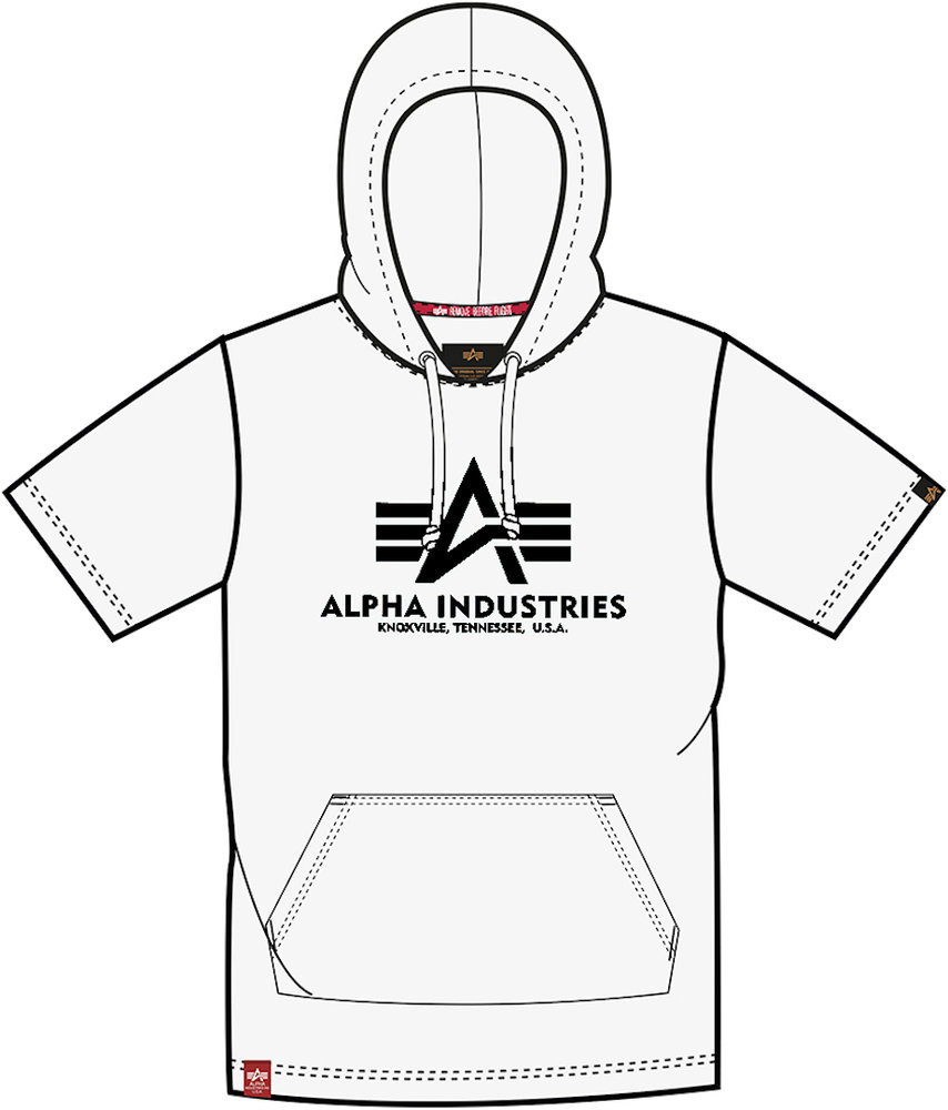 ALPHA INDUSTRIES Basic T-Shirt Unisex Per Bambini E Ragazzi - 100% Cotone, Vestibilità Regolare, Logo In Serigrafia