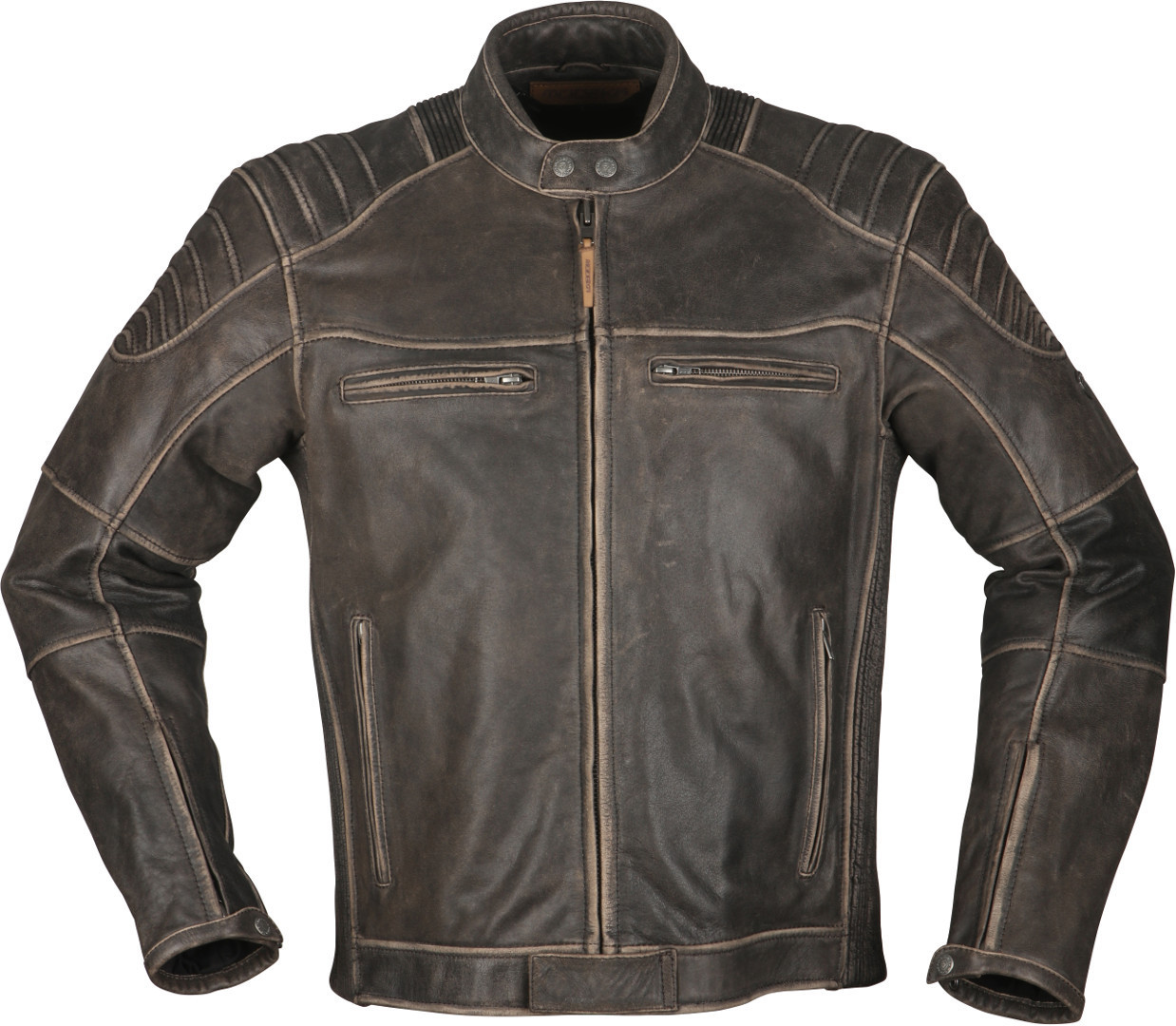 Modeka Vincent Aged Motorfiets Leater Jas, bruin, afmeting 4XL