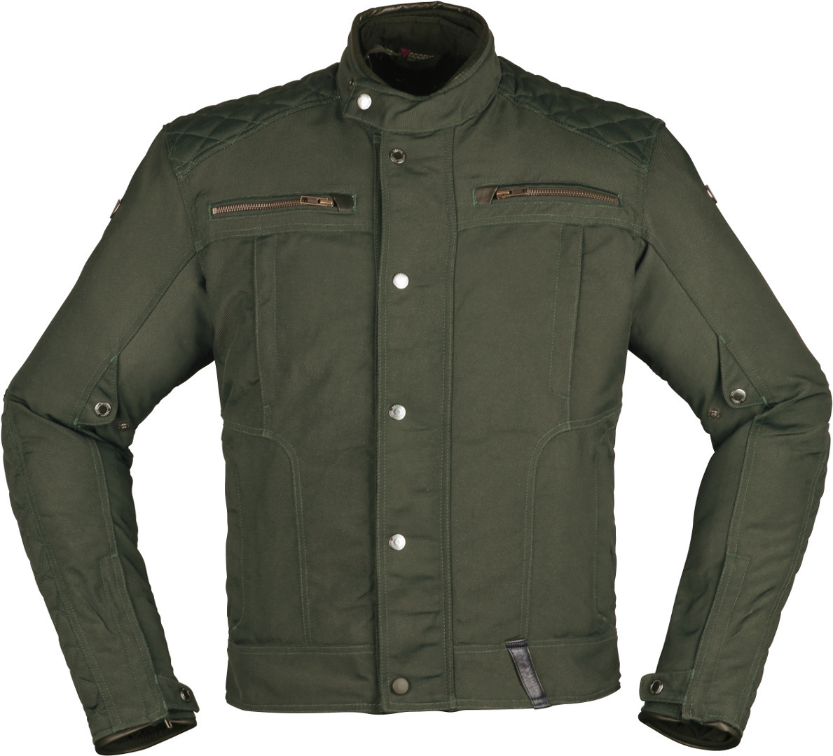 Modeka Thiago Motorcycle Textile Jacket, green, Size XL, green, Size XL