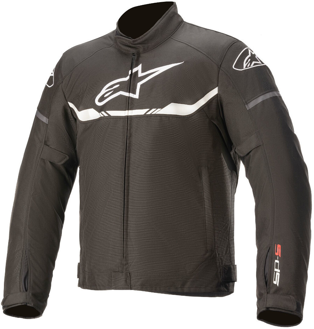 Alpinestars T-SPS WP Motorrad Textiljacke, schwarz-weiss, Größe XL, schwarz-weiss, Größe XL