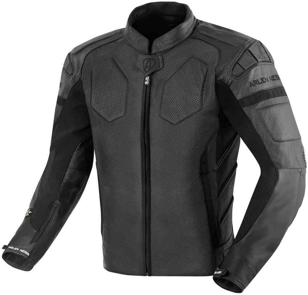 Arlen Ness Detroit Plus Chaqueta de cuero para motocicleta