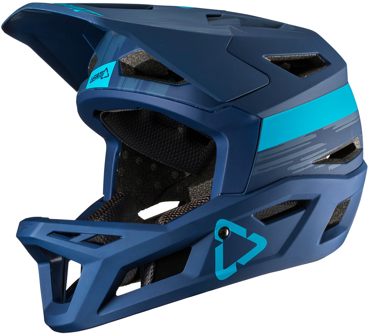 Leatt DBX 4.0 Super Ventilated Mountain Bicycle Helmet, blue, Size L, blue, Size L