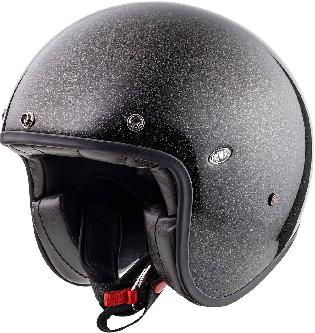 Premier Le Petit Classic U 9 Glitter Gold Helmet, black-gold, Size XS, black-gold, Size XS