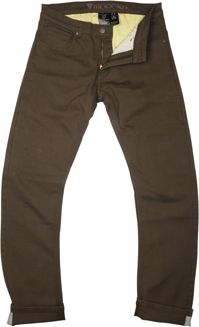 Modeka Brandon Motorcycle Textile Pants, green, Size 29, green, Size 29