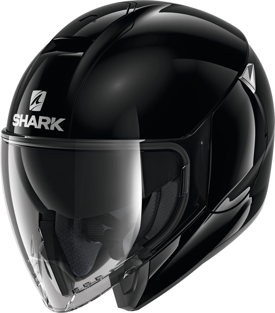 Shark CityCruiser Blank Jethelm, black, Size S, black, Size S