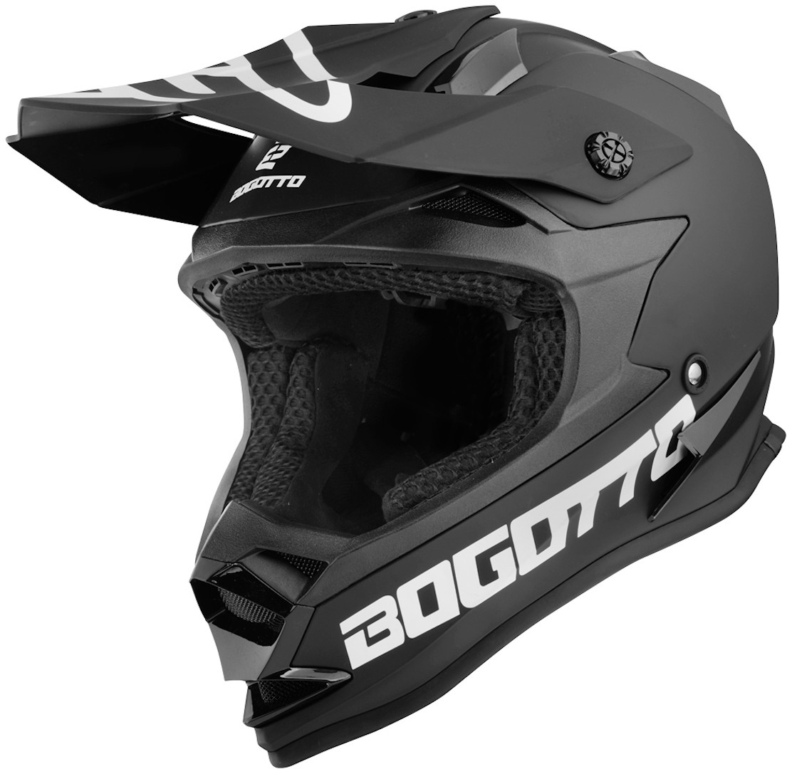 Bogotto V321 Solid Motorcross Helm, zwart, afmeting L