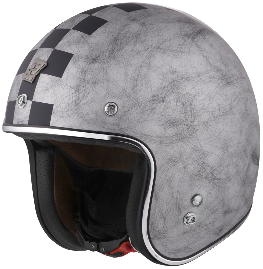 Bogotto V541 Scacco De Helm van de straal, zilver, afmeting XS
