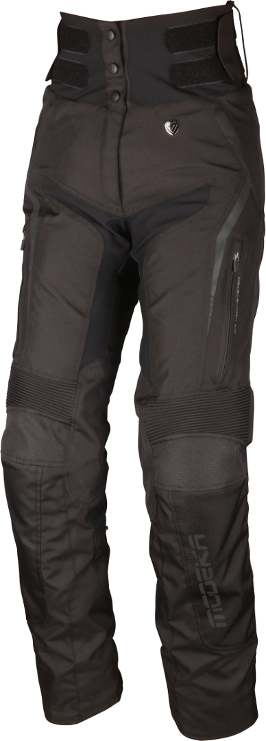 Modeka Elaya Damer Motorcykel Tekstil Bukser, sort, størrelse 44 til Kvinder