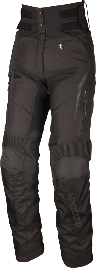 Modeka Elaya Ladies Motorcycle Textile Pants, black, Size 38 for Women, black, Size 38 for Women