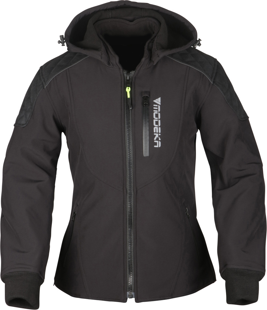 Modeka Clarke Ladies Motorcycle Textile Jacket, black, Size 34 for Women, black, Size 34 for Women