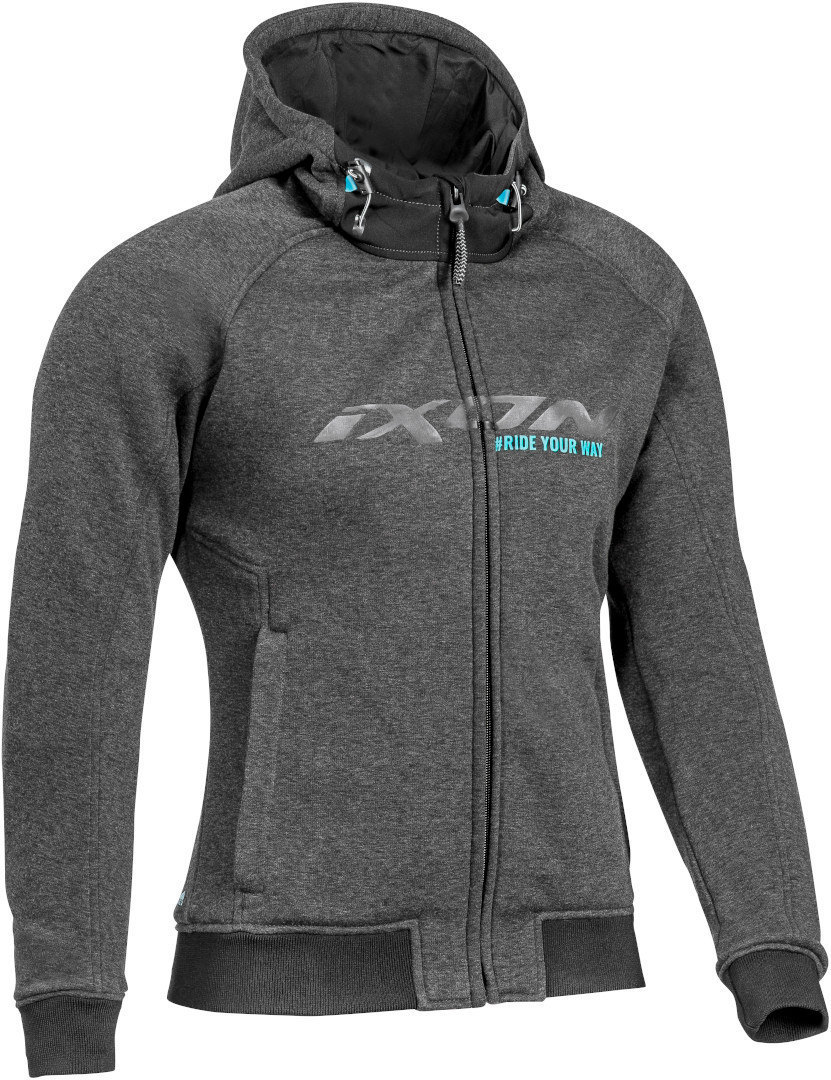 Ixon Palermo Ladies Motorcycle Textile Jacket, grey, Size XS for Women, grey, Size XS for Women