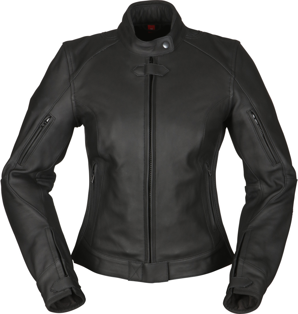 Modeka Helena Ladies Motorcycle Leather Jacket, black, Size 36 for Women, black, Size 36 for Women