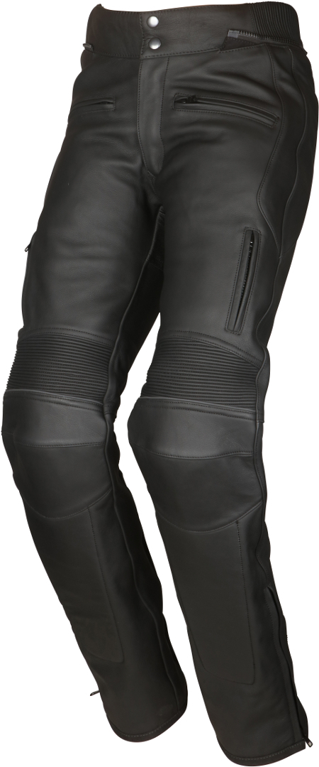 Modeka Helena Ladies Motorcycle Leather Pants, black, Size L for Women, black, Size L for Women