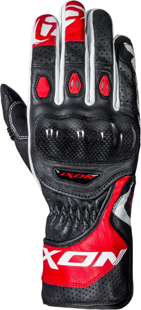 Ixon RS Circuit-R Motorcycle Gloves, black-red, Size S, black-red, Size S