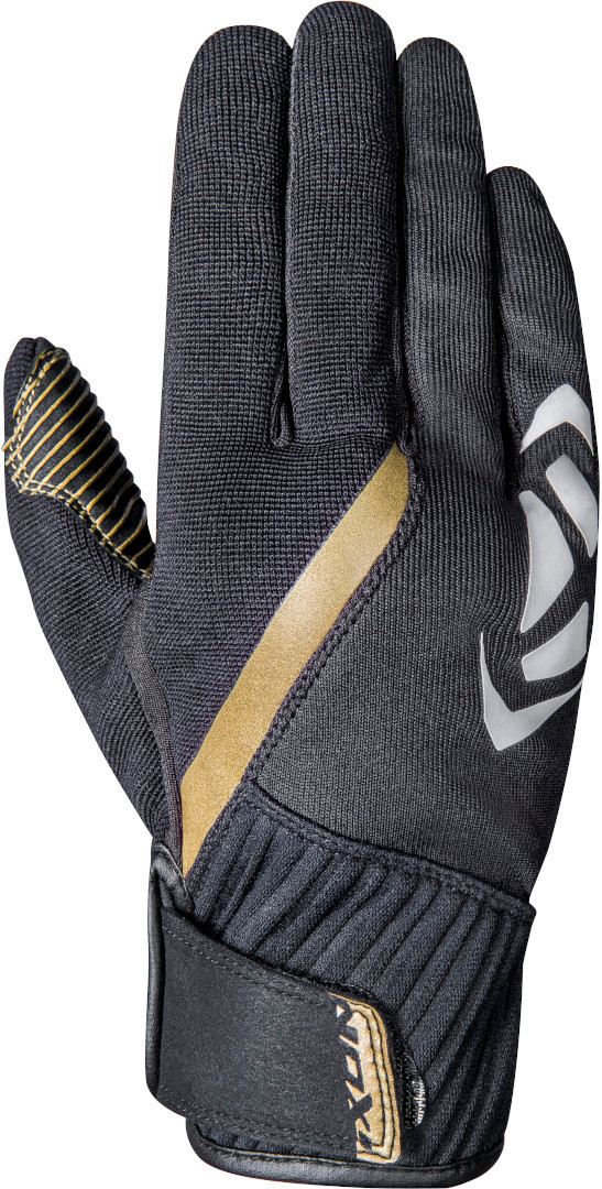 Ixon RS Wheelie Ladies Motorcycle Gloves, black-gold, Size XL for Women, black-gold, Size XL for Women