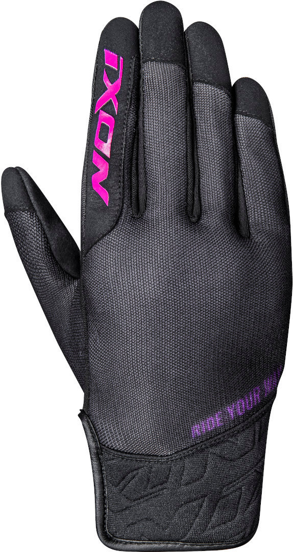 Ixon RS Slicker Ladies Motorcycle Gloves, black-pink, Size XS for Women, black-pink, Size XS for Women