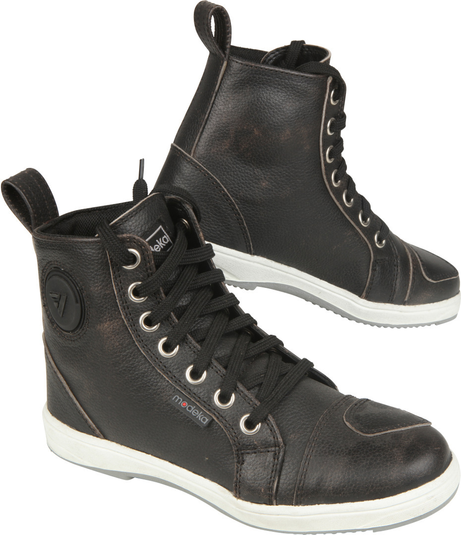 Modeka Lane Youth Motorcycle Boots, black, Size 34, black, Size 34