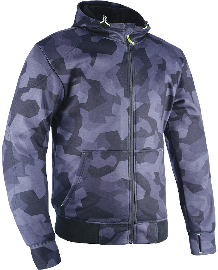 Oxford Super 2.0 Motor hoodie, zwart-veelkleurig, afmeting S
