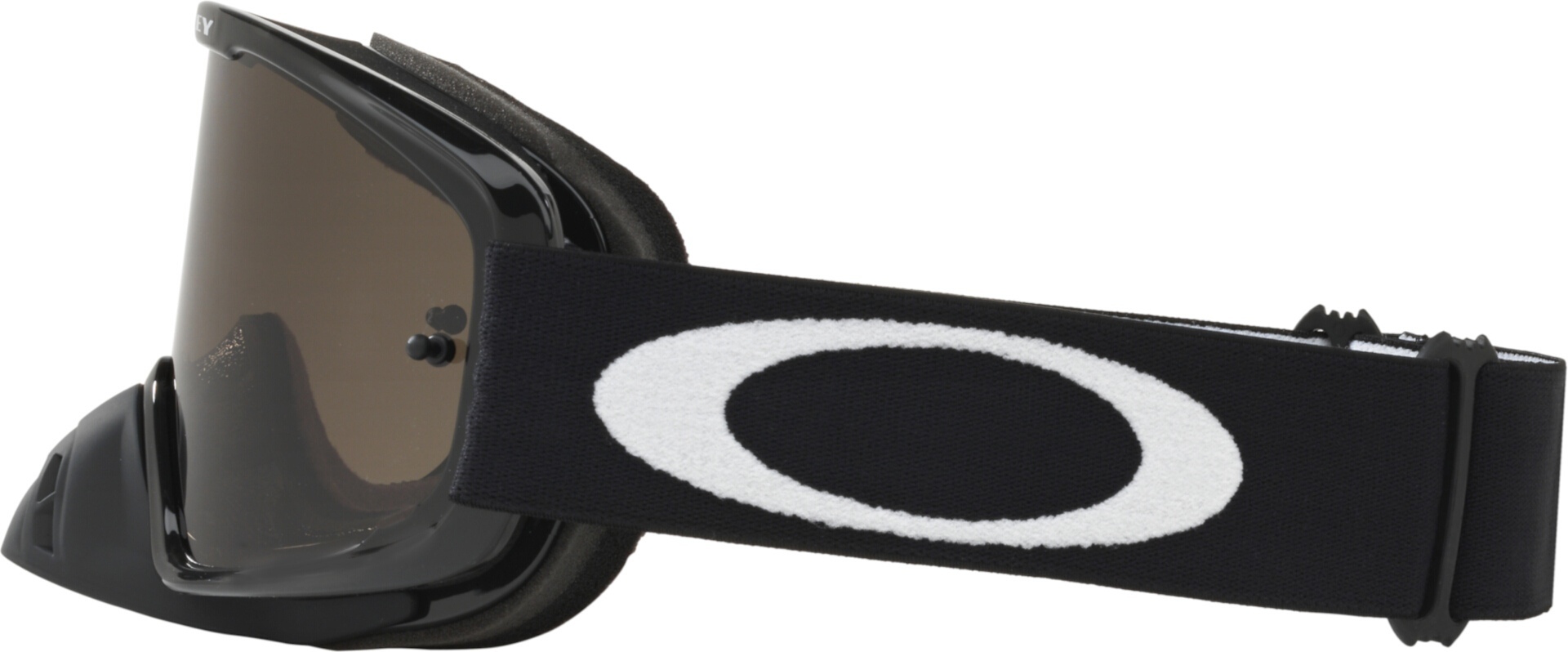 Side view of Oakley O-Frame 2.0 Pro Jet Black Motocross Goggles for Men