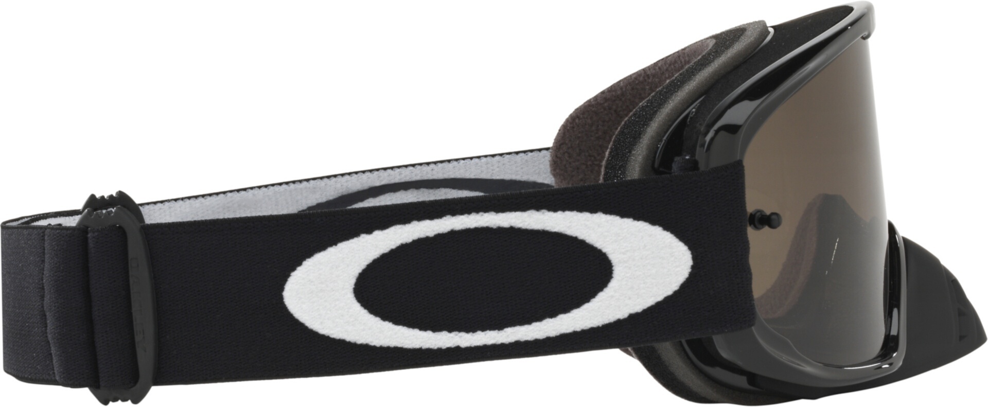 Side view of Oakley O-Frame 2.0 Pro Jet Black Motocross Goggles for Men