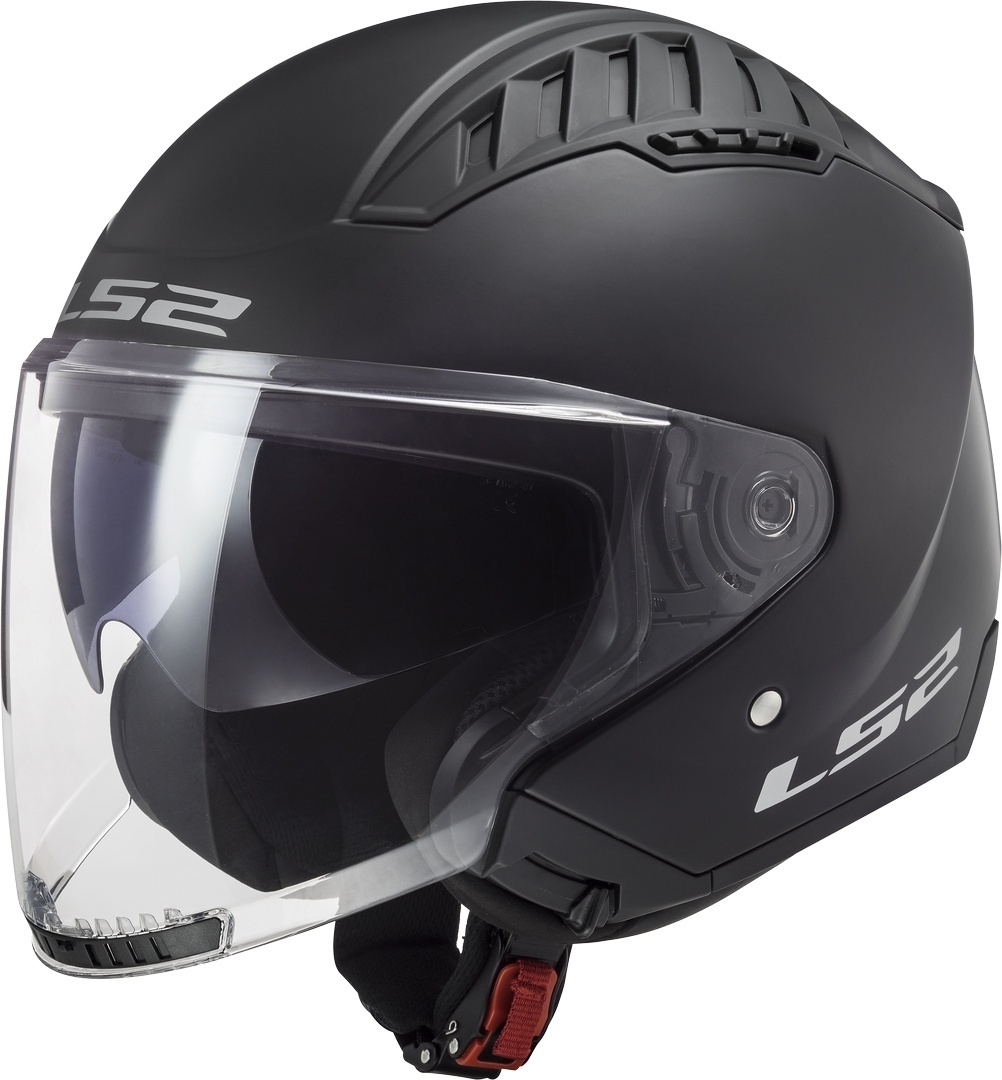LS2 OF600 Copter Jet Helmet, black, Size XS, black, Size XS