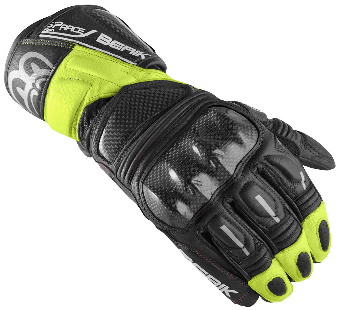 Berik Namib Pro Motorcycle Gloves, black-yellow, Size M, black-yellow, Size M