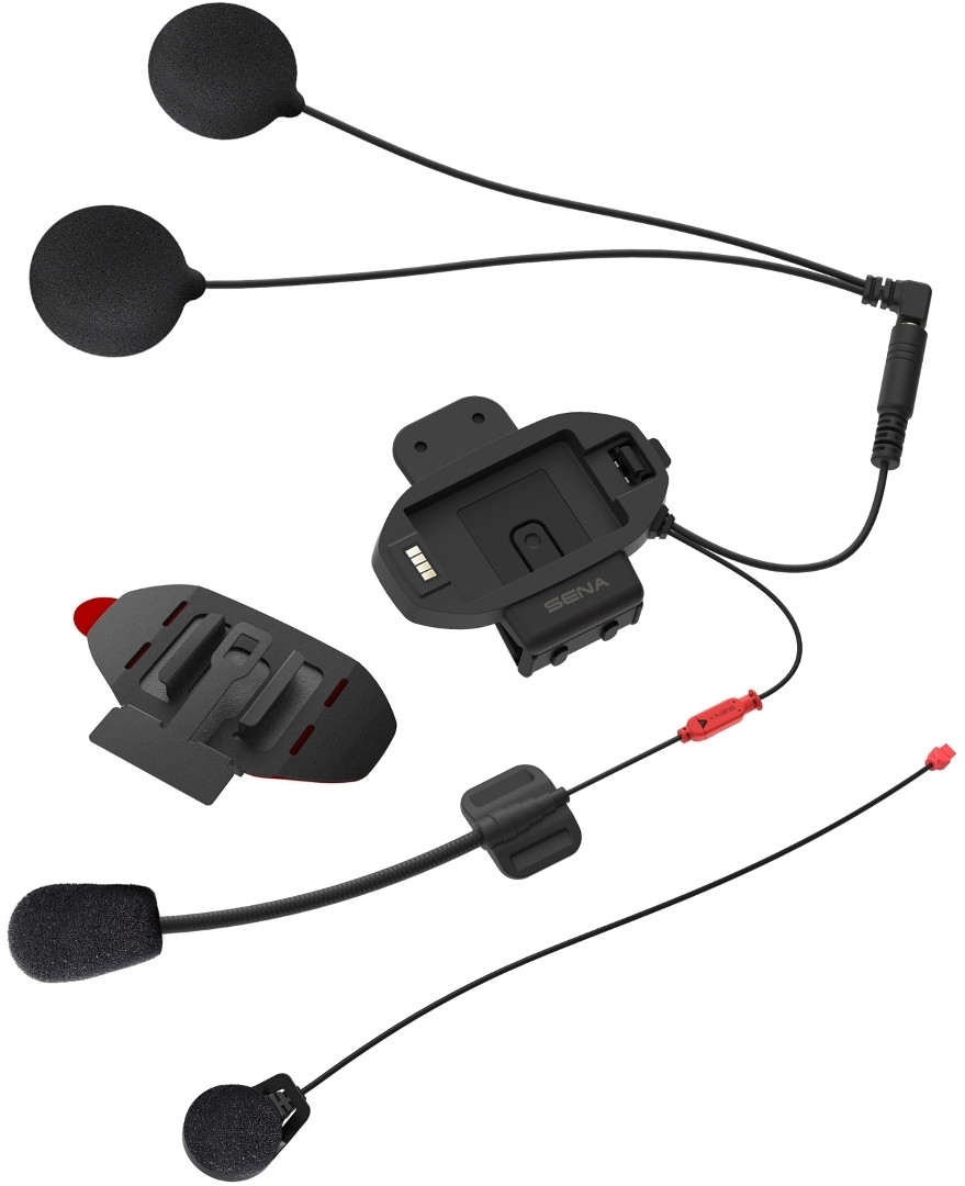 Sena SF1 / SF2 / SF4 Standard Helmet Clamp Kit, black, black, Size One Size