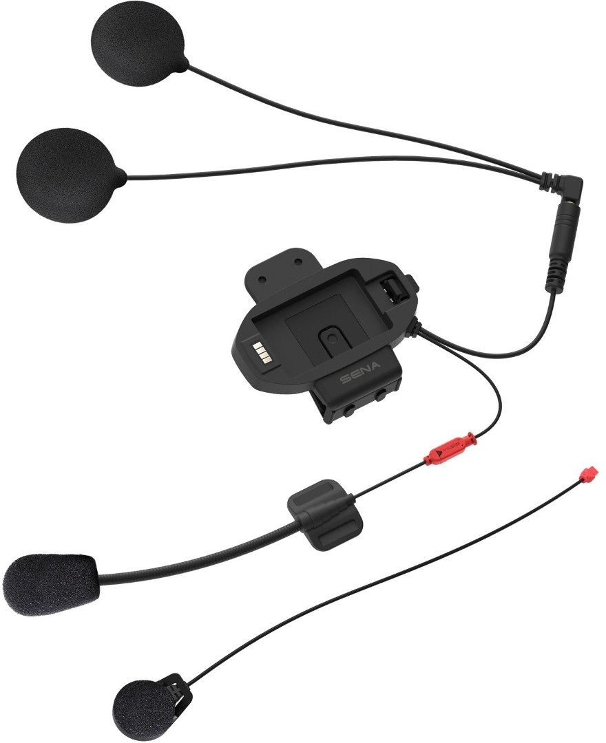 Sena SF1 / SF2 / SF4 HD Helmet Clamp Kit, black, black, Size One Size
