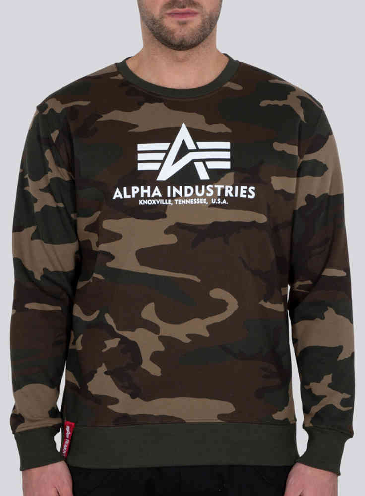 Alpha industries camo print sweat hot sale