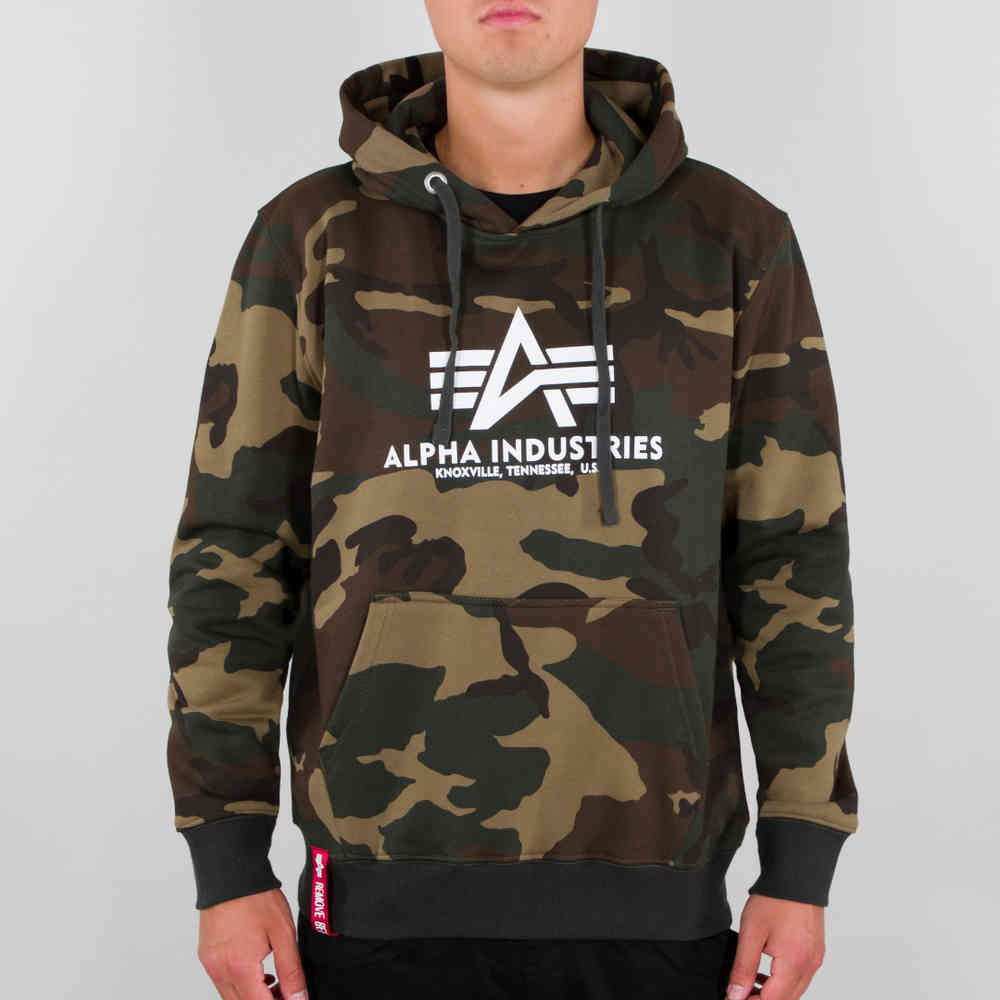 Alpha Industries Camo sudadera con capucha - mejores precios FC-Moto