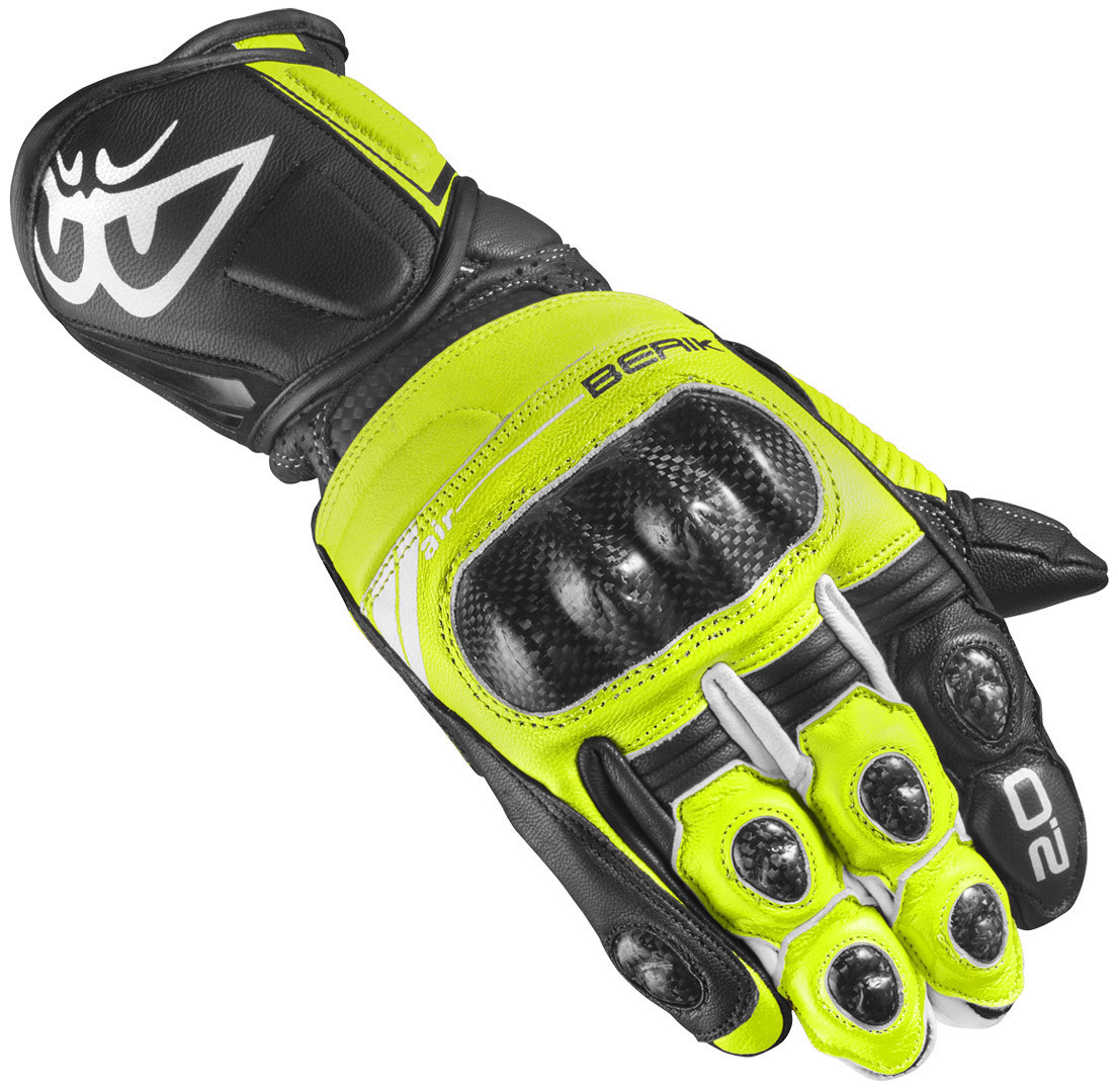 Berik ST-Evo Motorradhandschuhe, schwarz-gelb, Größe 3XL, schwarz-gelb, Größe 3XL