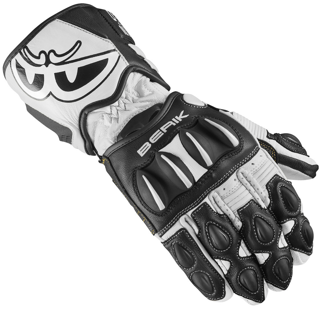 Berik Thunar Evo Motorradhandschuhe, schwarz-weiss, Größe 2XL, schwarz-weiss, Größe 2XL