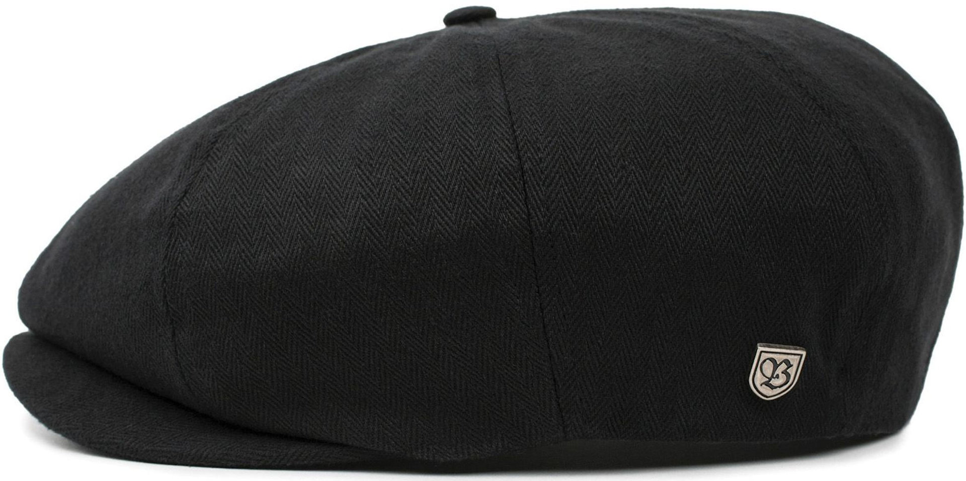Brixton Brood Snap Black Peaked Cap, noir, taille XS