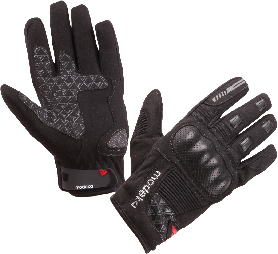 Modeka Fuego Ladies Motorcycle Gloves, black, Size XS for Women, black, Size XS for Women
