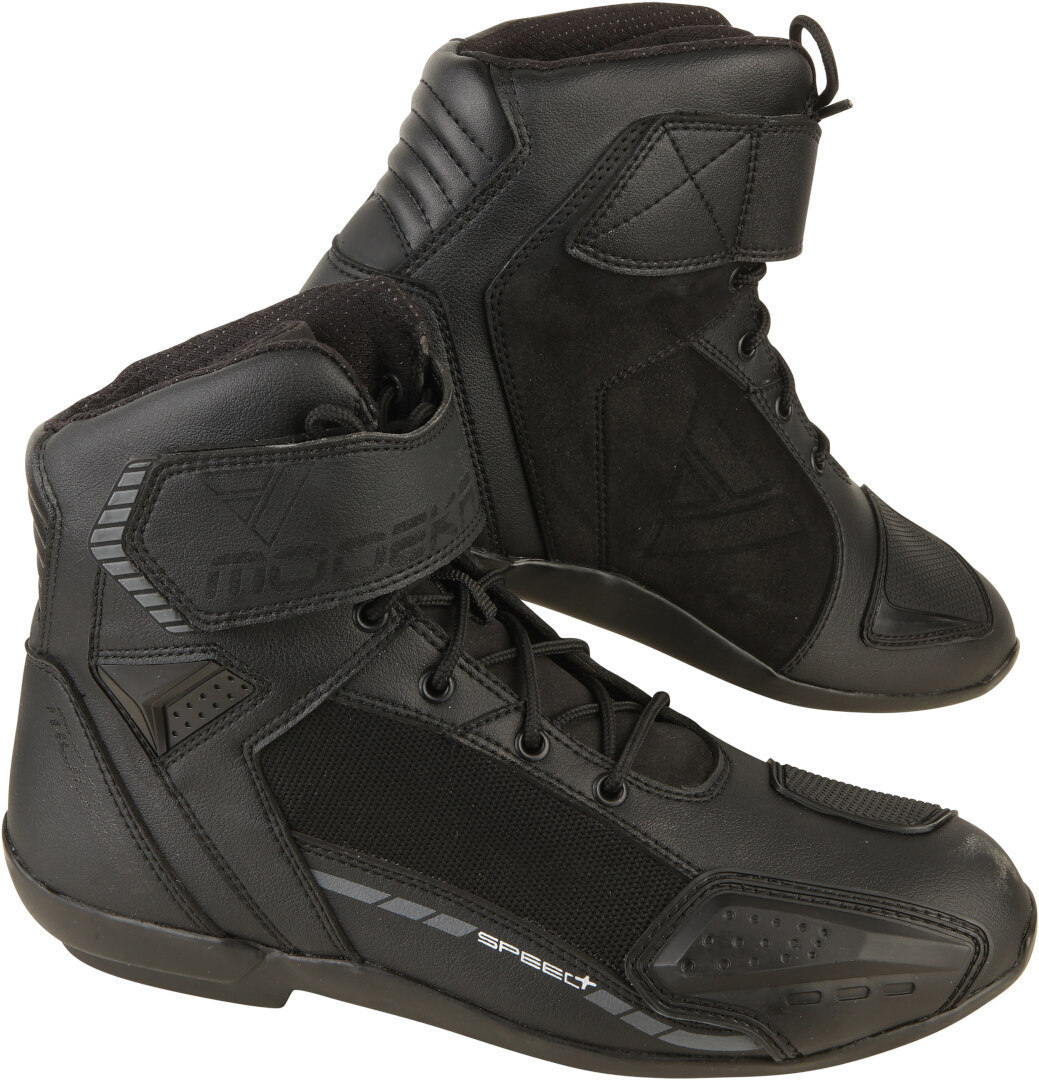 Modeka Kyne Motorcycle Boots, black-grey, Size 36, black-grey, Size 36