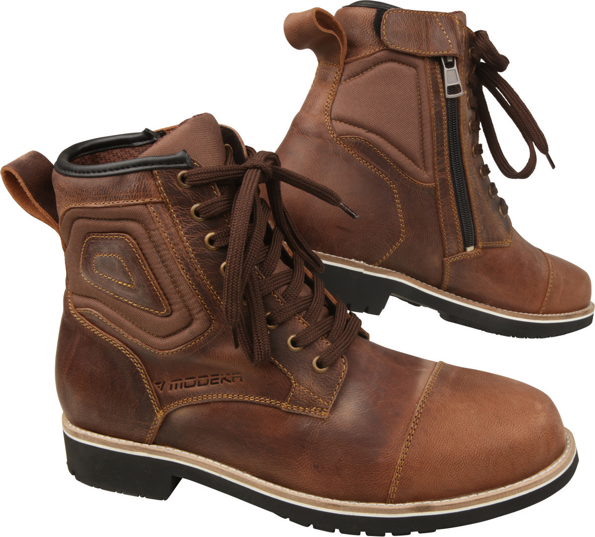 Modeka Wolter Motorcycle Boots, brown, Size 39, brown, Size 39