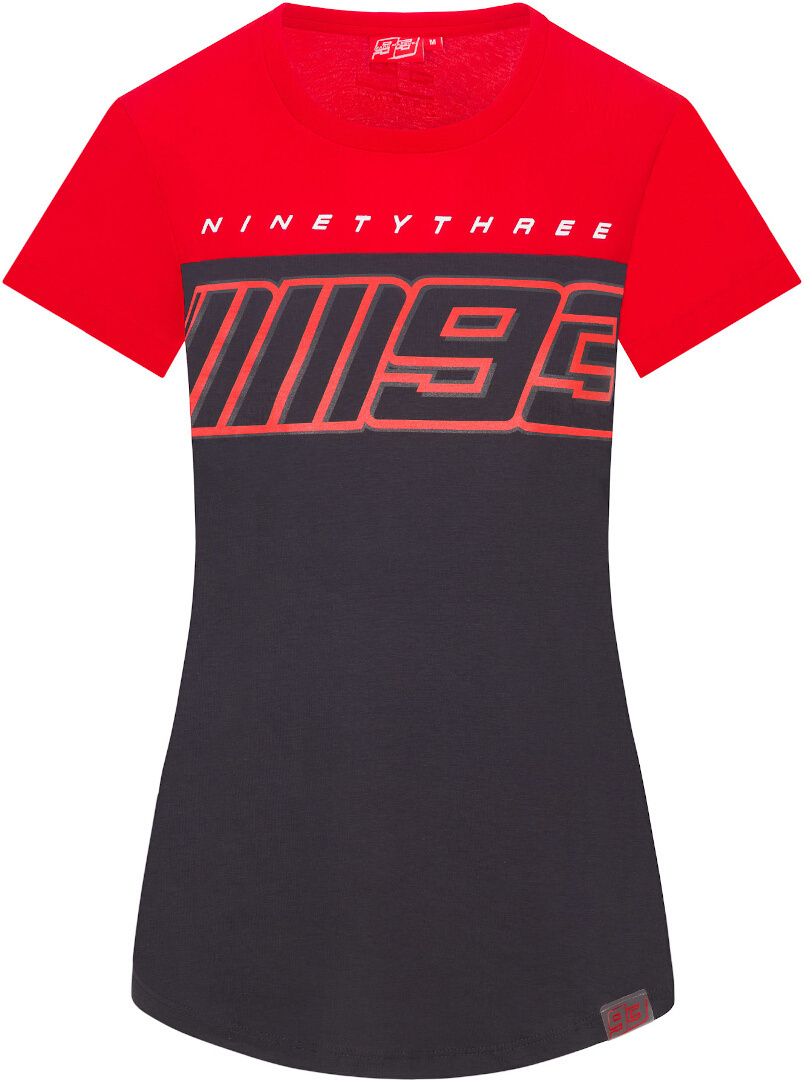 GP-Racing 93 Ninetythree Ladies T-Shirt, black-grey-white-red, Size XS for Women, black-grey-white-red, Size XS for Women