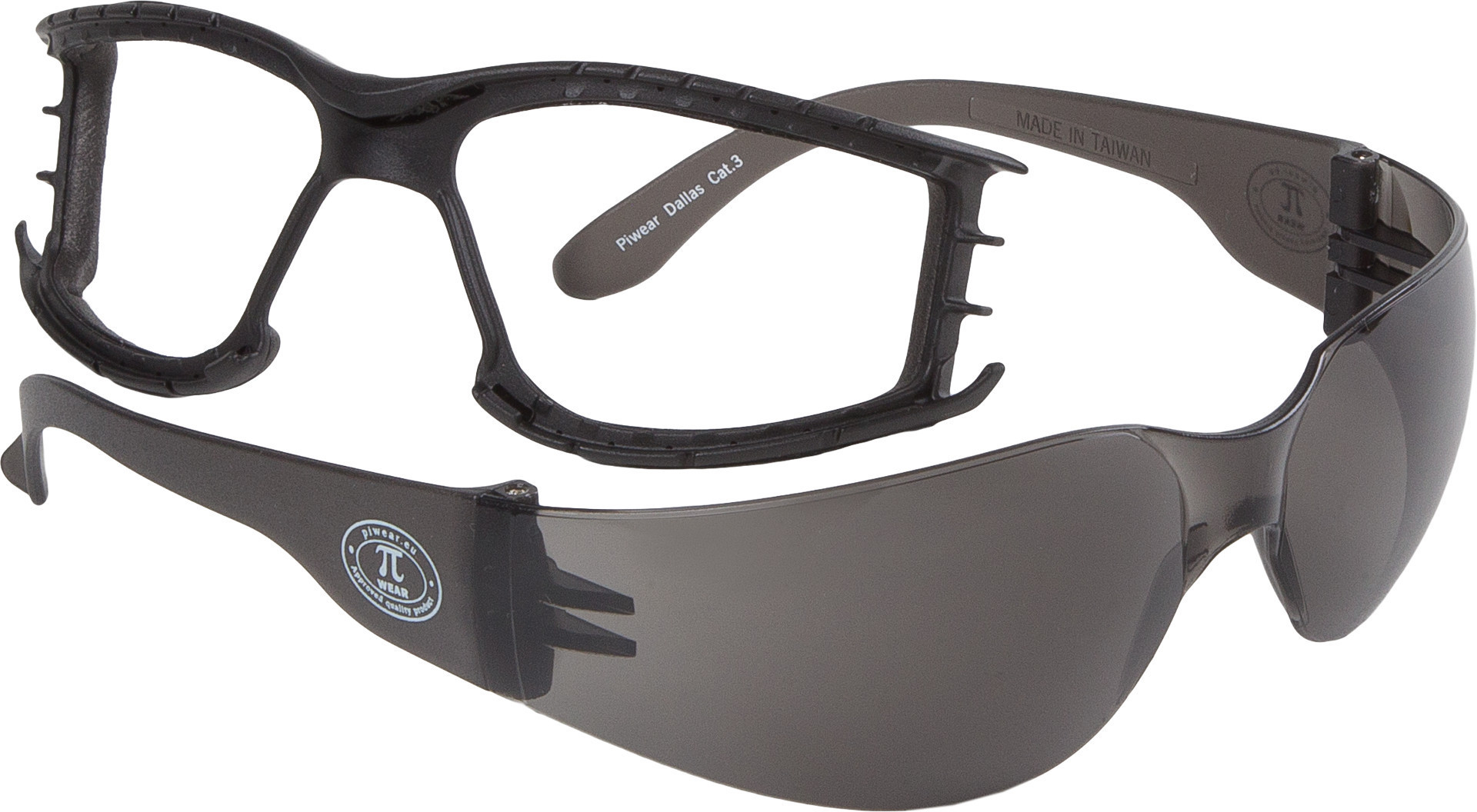 Modeka Dallas Plus Sunglasses, black-grey, black-grey, Size One Size