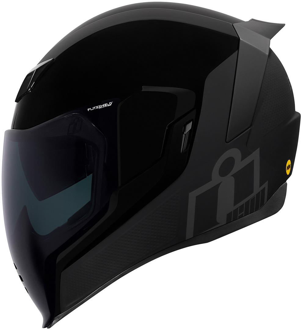 Icon Airflite Stealth MIPS Helm, zwart, afmeting 3XL