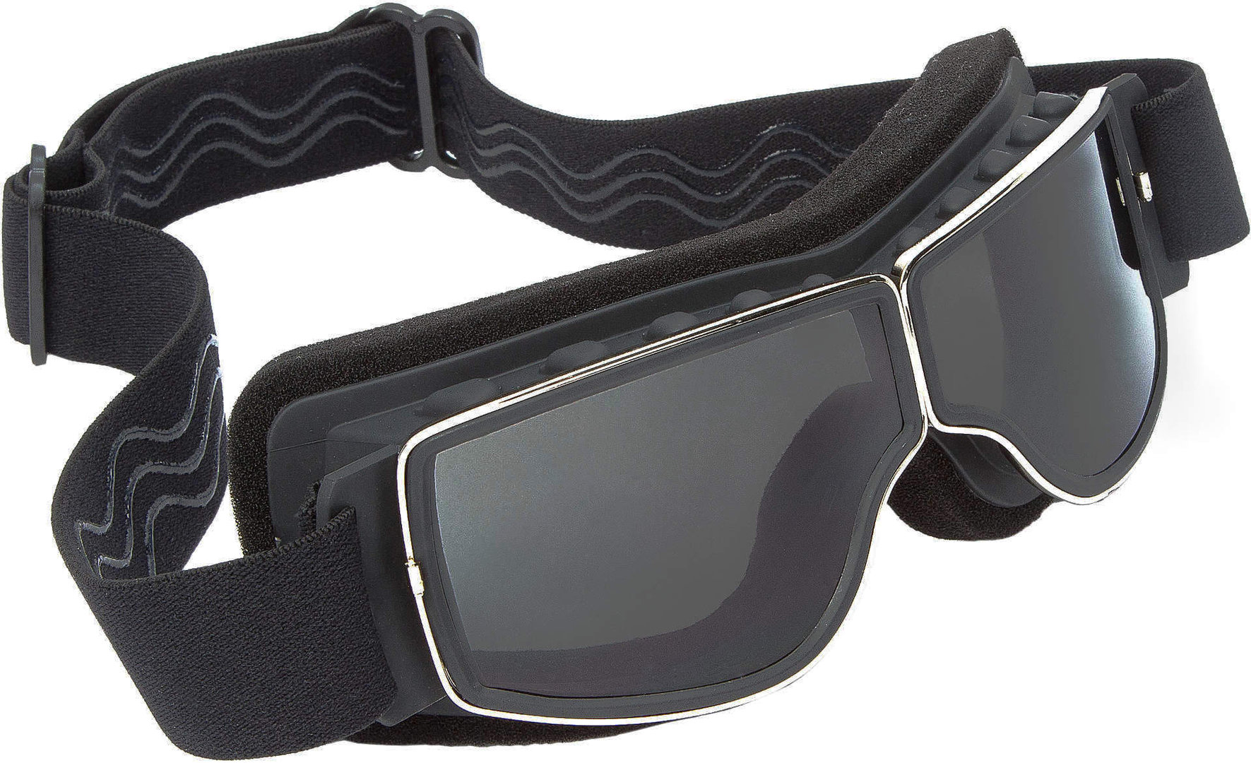 Modeka Nevada Motorcycle Glasses, black-grey, black-grey, Size One Size