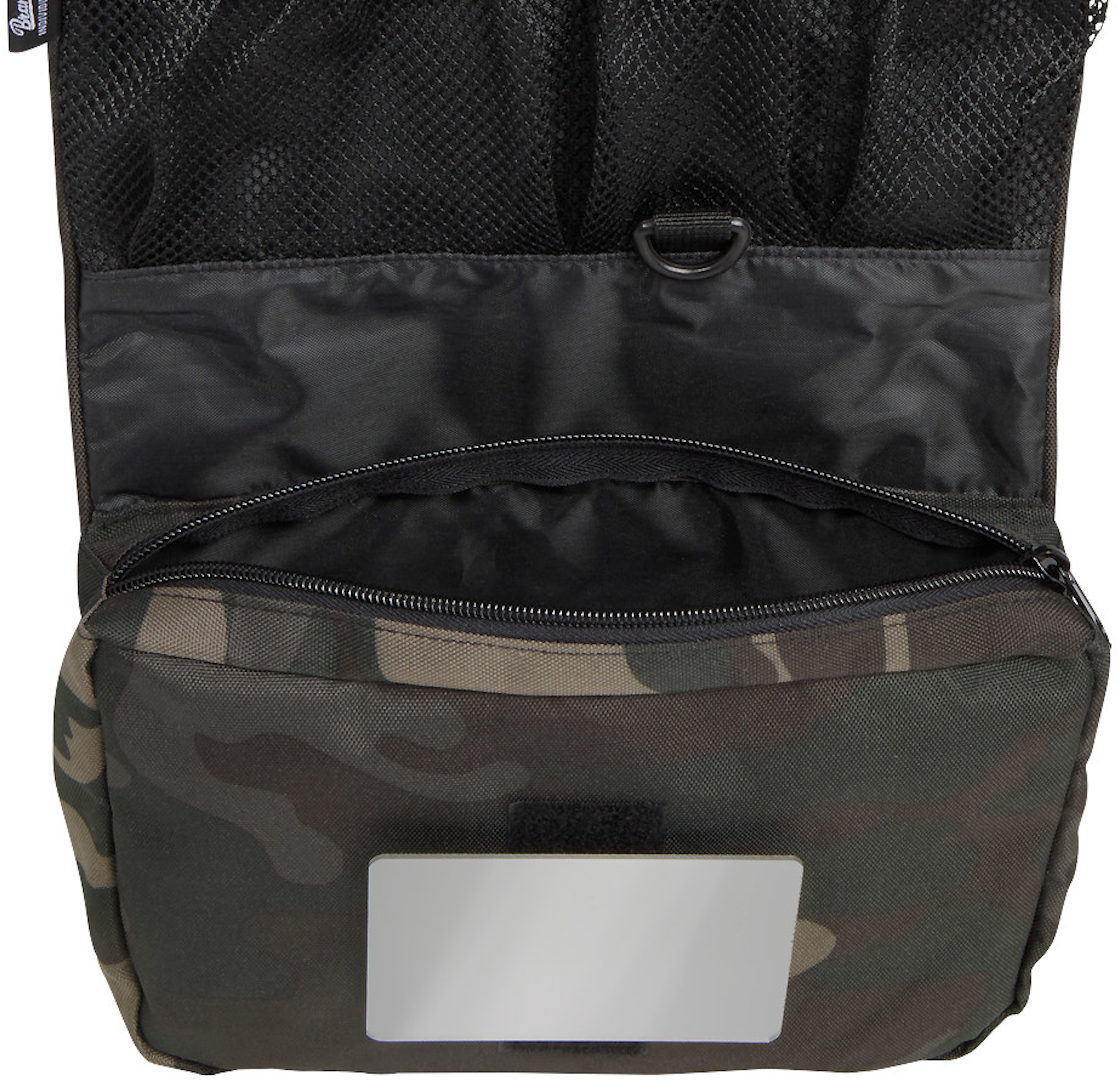 Side view of Brandit Large Toiletry Bag, black-grey for Men