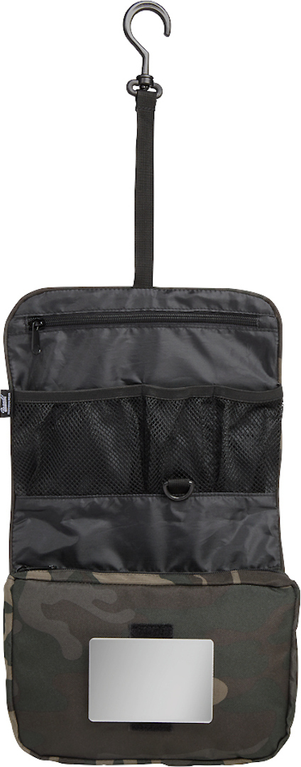 Side view of Brandit Large Toiletry Bag, black-grey for Men