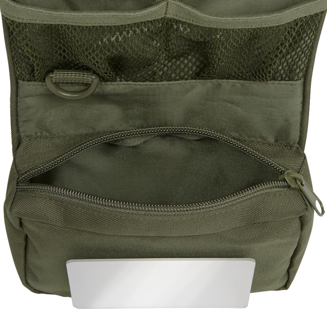 Side view of Brandit Medium Toiletry Bag, green for Men