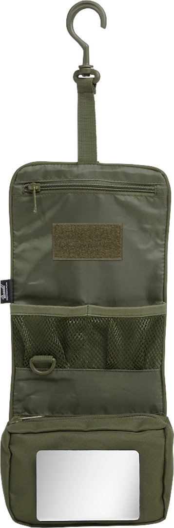 Side view of Brandit Medium Toiletry Bag, green for Men