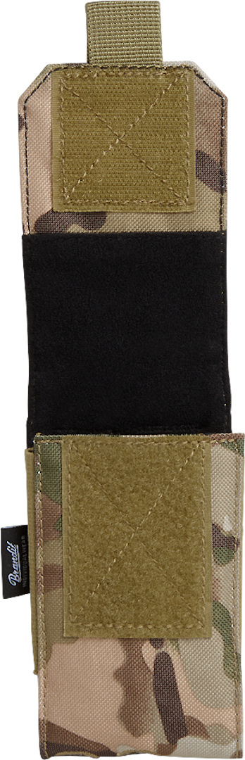Side view of Brandit Medium Molle Phone Pouch, green for Men