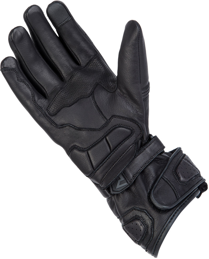 Side view of Rebelhorn Hike II Motorcycle Gloves, black, Size L