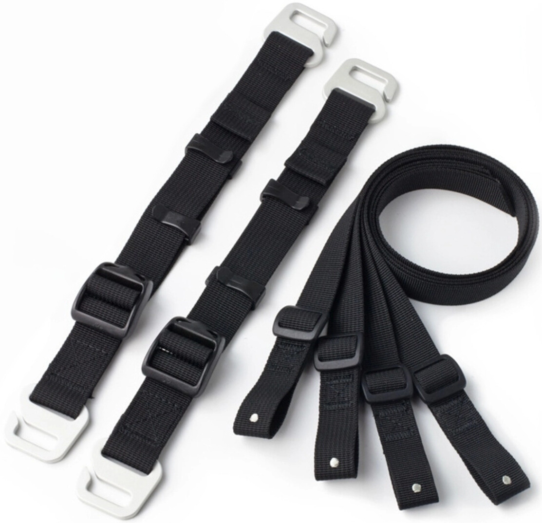 Kriega US-Drypack US-5 Replacement Belt Set, black, black, Size One Size